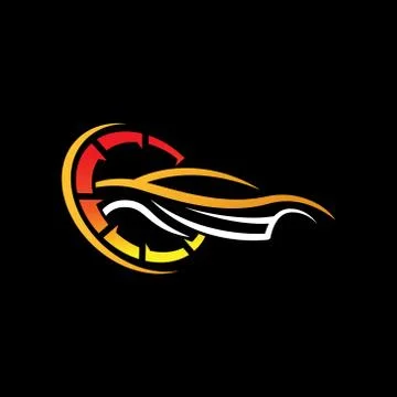 Auto Car Logo icon Vector Illustration template. Modern Sport Car vector logo Stock-Illustration