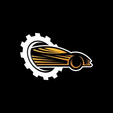 Auto Car Logo icon Vector Illustration template. Modern Sport Car vector logo Stock Illustration