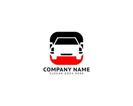 Auto Car Logo Template Design Stock Illustration