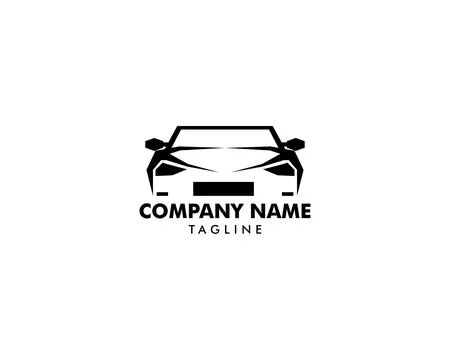 Auto Car Logo Template Design Stock Illustration