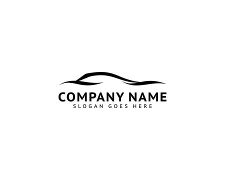 Auto Car Logo Template Design Stock Illustration