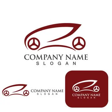 Auto car Logo Template vector Illustrazione stock