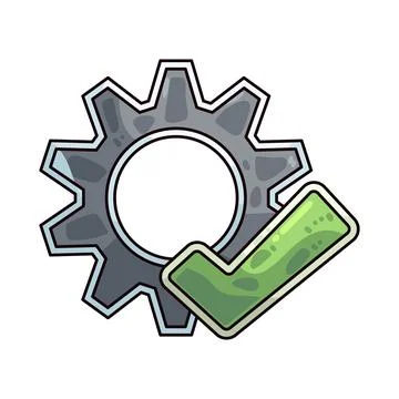 Auto check illustration 스톡 일러스트