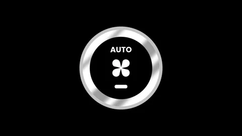 Auto Climate Mode Dial Stock Footage 335591721