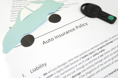 Auto coverage Foto stock