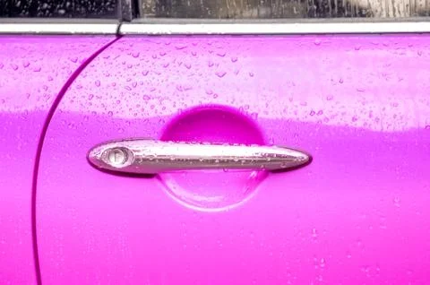 Auto door lever Stock Photos