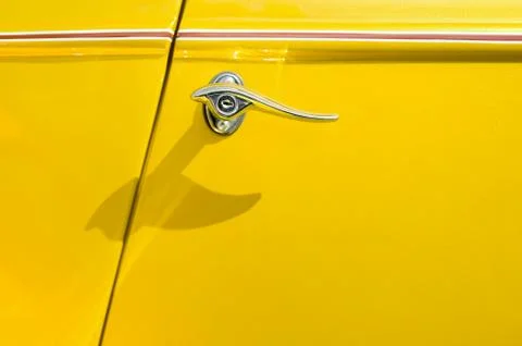 Auto door lever Stock Photos