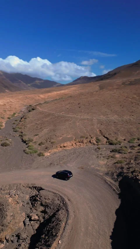 Auto Focus Mountain road trip Stock Footage 277330985