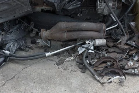Auto Garage Junk Stock Photos