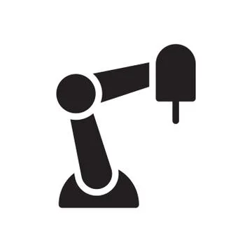 Auto glyph flat icon Illustrazione stock