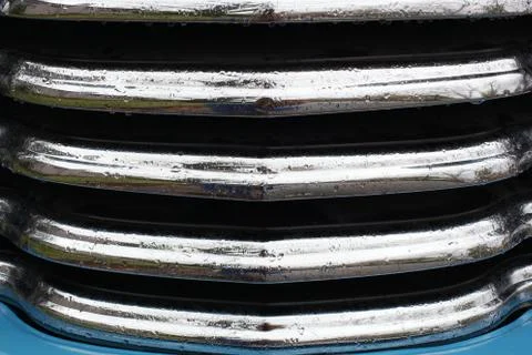 Auto grill blue base Stock Photos