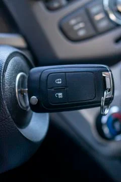 Auto ignition key. Stock Photos