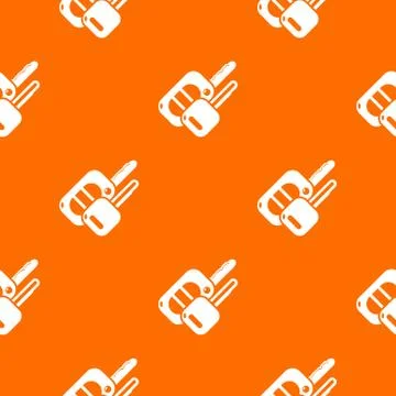 Auto key pattern vector orange 스톡 일러스트