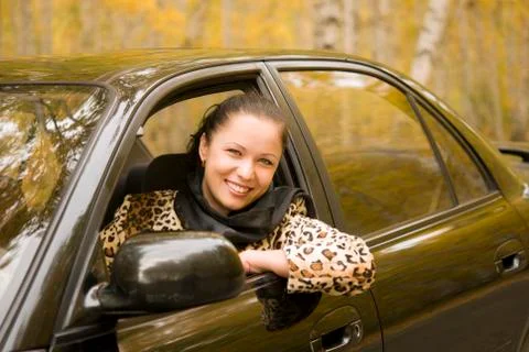 Auto lady Stock Photos