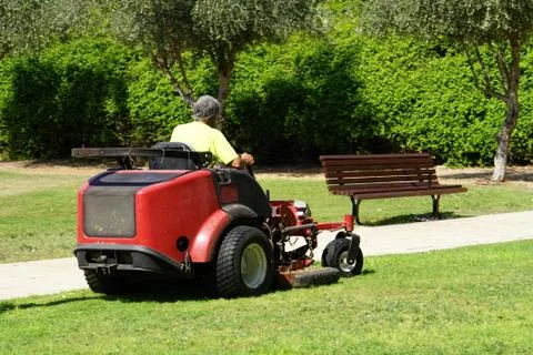 Auto Lawn Mower Stock Photos