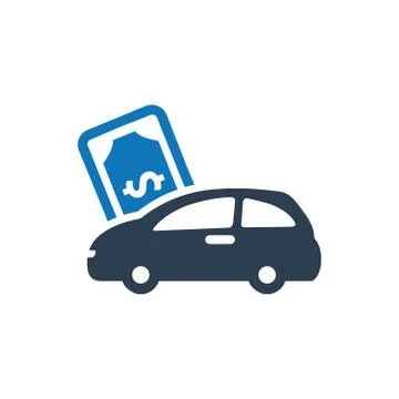 Auto Loan Icon Stock Illustration