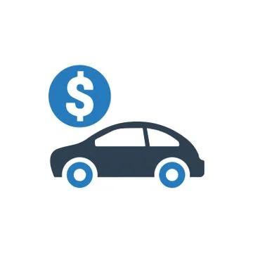 Auto Loan Icon Stock Illustration