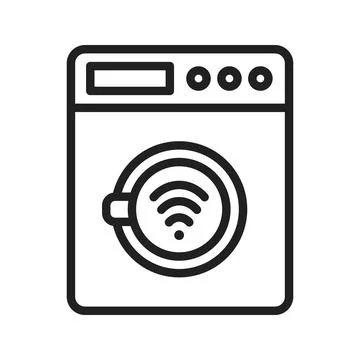 Auto Machine icon vector image. Stock Illustration