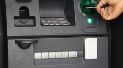 Auto machine money Stock Footage 39864823