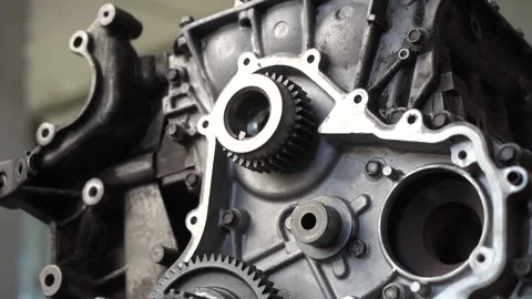 Auto mechanic diagnoses a car using a computer. car workshop Stock Footage 205509921