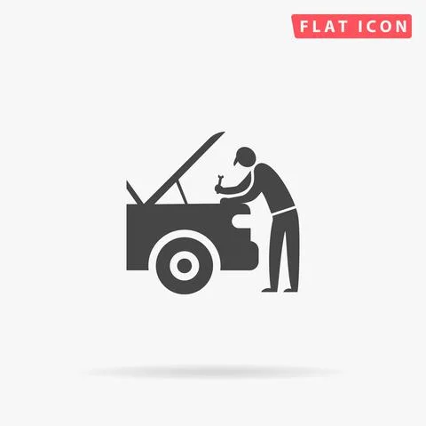 Hand Draw Auto Repair Logo PNG Images