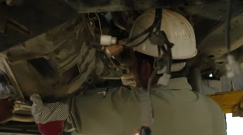 Auto Mechanic Working At Auto Repair Shop Stock Footage 62082576