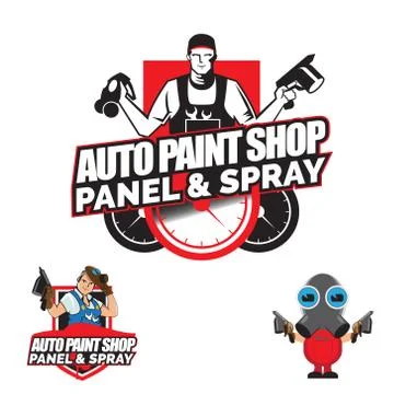 AUto Paint SHop vector illustration Ilustración de archivo