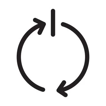 Auto power On Off switch icon vector for graphic design, logo, web site, soci Stock Illustration