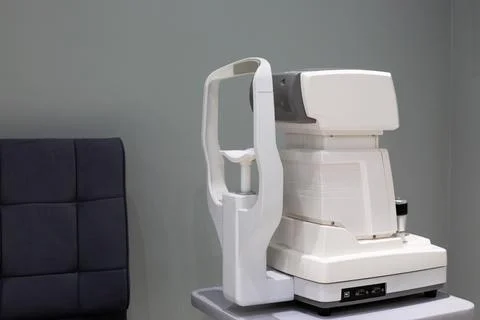 Auto Ref Keratometer ophthalmological device that combines functions of refra 写真素材