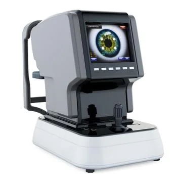 Auto Refractometer. 3D rendering Stock Illustration