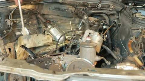 Auto Repair: Checking And Examining Stock-Footage 22420841