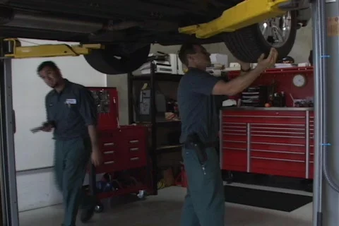 Auto Repair Stock Footage 337099