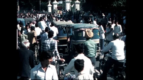 Auto Rickshaw in Jaipur Stock Footage 276293189