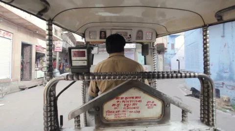 Auto rickshaw in Jodhpur Видео 58803980