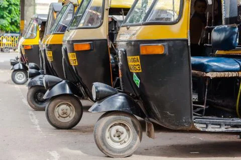 Auto Rickshaws Foto stock