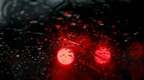 Auto road dof Stock Footage