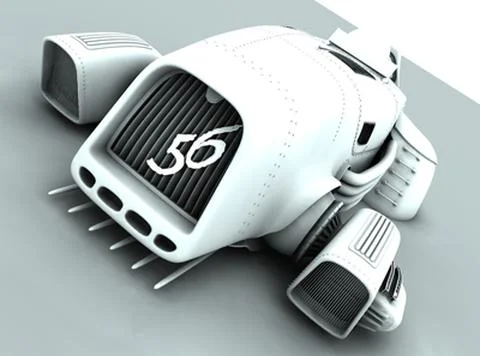 Auto - Sci Car 3D Model
