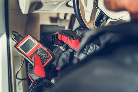 Auto Service Diagnostic Tool  Foto stock
