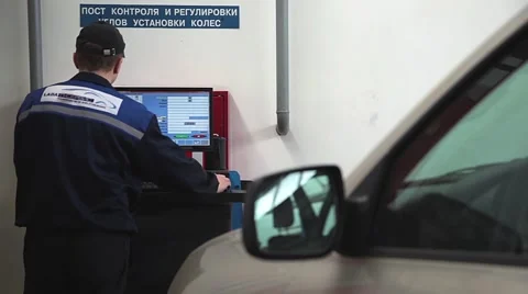 Auto service Vídeo Stock 43127351