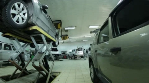 Auto service Stock Footage 47983274