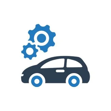 Auto Service Icon Stock Illustration