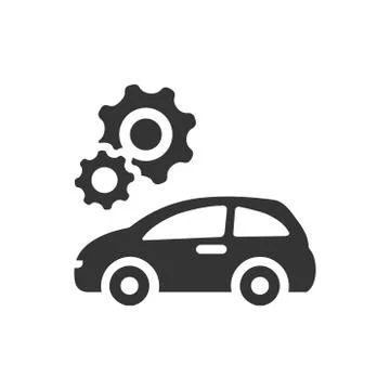 Auto Service Icon Stock Illustration