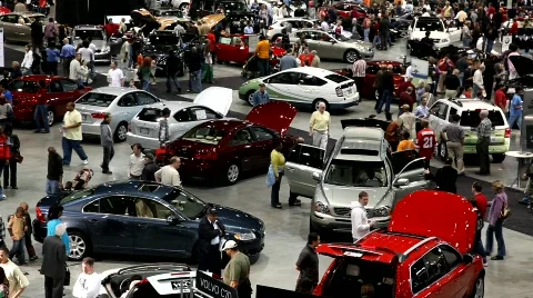 Auto Show Stock Footage 321790