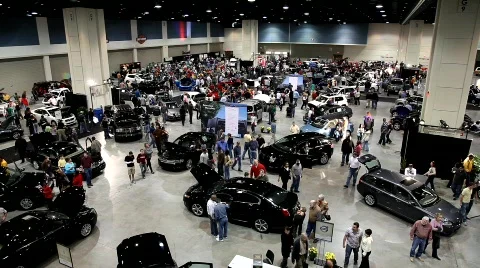 Auto Show Stock Footage 321793