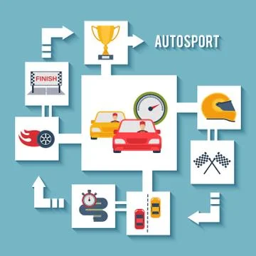 Auto Sport Concept Stock Illustration