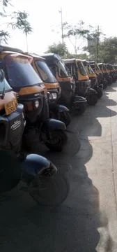 The auto stand in india Stock Photos