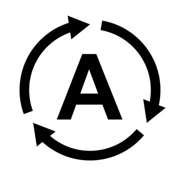 Auto stop start icon vector  automatically switch off car engine sign for g.. Stock Illustration