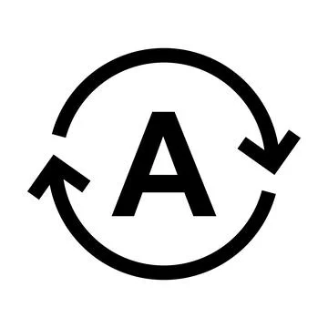 Auto stop start icon vector  automatically switch off car engine sign for g.. Stock Illustration