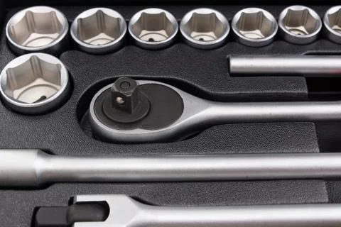 Auto tool kit Stock Photos