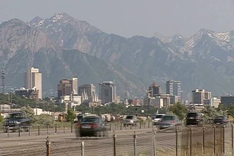 Auto Traffic 1 库存影片 333150